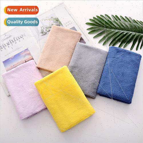 Cut Edge Coral Velvet Square Towel Soft Absorbent Clean Kche