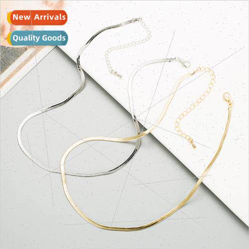 Europe ins versatile tanium steel necklace collarbone chain