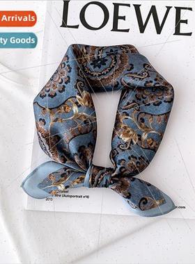 Mulberry silk silk scarf small square scarf women spring aut