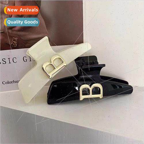 Korea new retro ins high texture back head shark grab coiffu