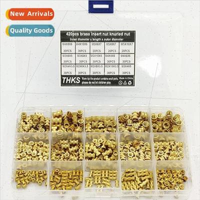 420pcs Brass Knurled Nuts Inserted Copper Nuts Injection Mol