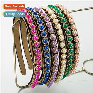 fine edge female bands headband fashion pearl Hair baroque