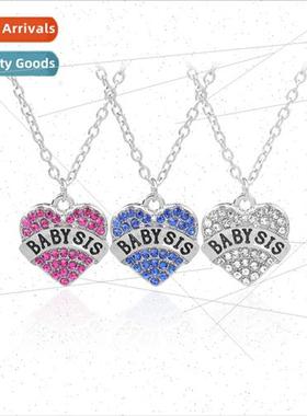 Europe Love Heart Letter Pendant Baby s Best sters BFF Neckl
