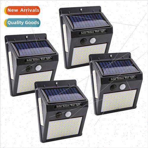 Solar Rechargeable Wall Sconce Four de ghting Body Sensor gh