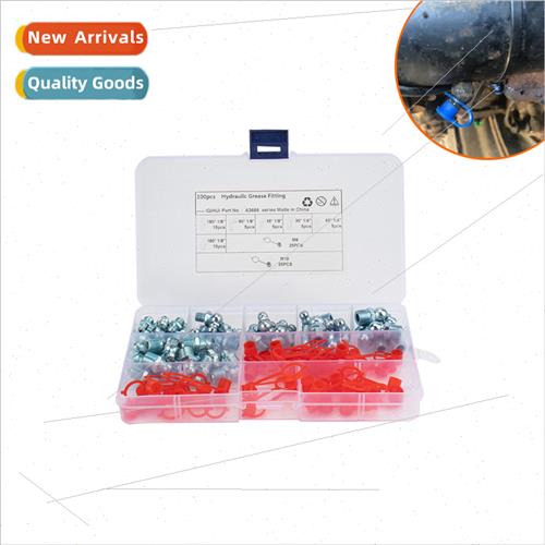 45°90°180° grease nipple Hexagonal head UK iron grease ni