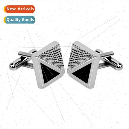 New simple fashion men shirt personalized striped plaid cuff