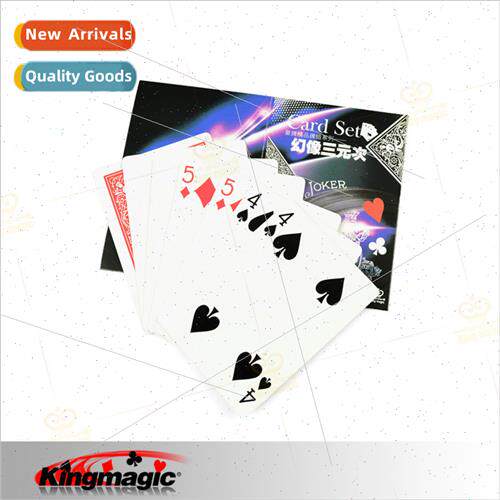 G0336 Illusion three times kingmagic magic props card props