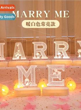 New led decorative light valentine day decoration proposal a