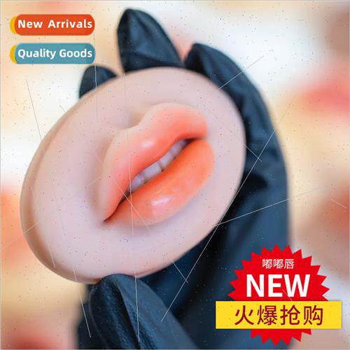Embroidery practice skin lips doe lip block silicone simulat