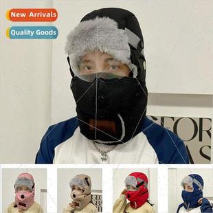 cap female winter Goggles warm Feng thickened cotton Lei