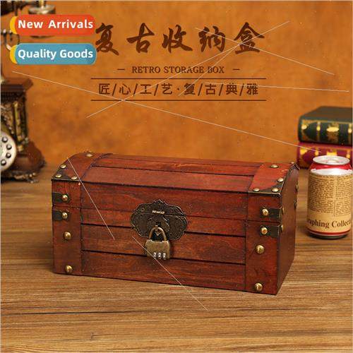Handmade old wooden box vintage organizer storage box asure