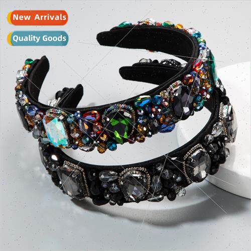 Europe Bohemian hair accessories rhinestone ba set crystal v