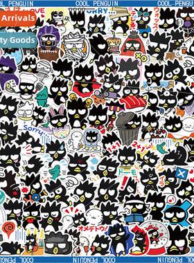 100 Funny Cute Hedgehog Cool Penguin Stickers Student DIY Wa