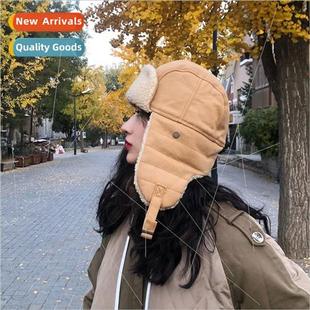 autumn winter cycling Northeast warm female thickened hat