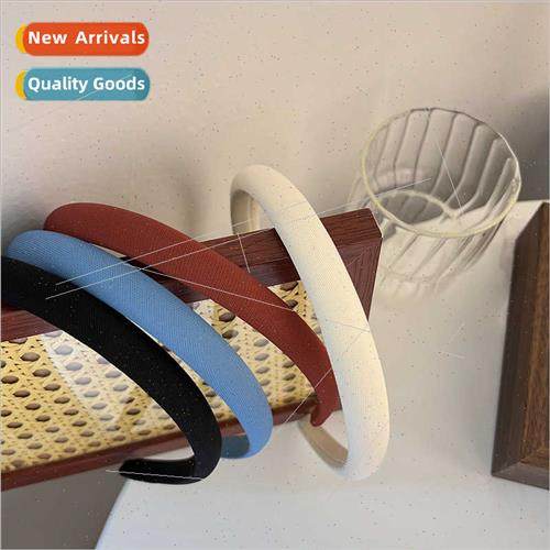 Thin sponge hair bands retro fabric outside wear pressure ha