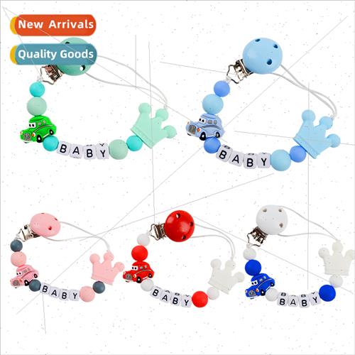 Car licone Beads Classic Car Anti-Drop Chain licone Teether
