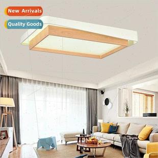 study lamp creative personaly color Scandinavian log bedroom