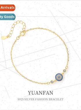 925 silver Devil Eye Bracelet Women ins che Europe Zirconia