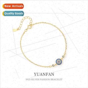 925 silver Devil Eye Bracelet Women ins che Europe Zirconia