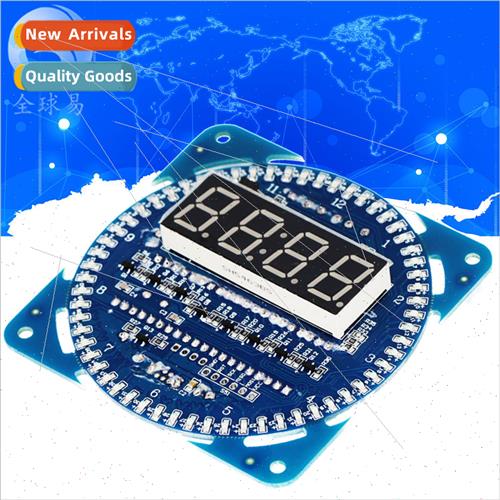 DS1302 Clock Electronic Watch Alarm Clock Rotating LED Displ
