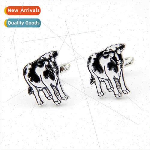 New fun cow shape cuff baking paint into color men women Fre