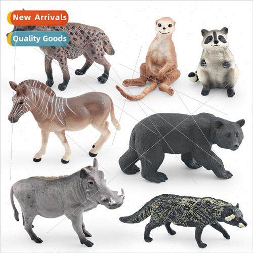 wild animal model hyena ibex warthog african spir cat raccoo
