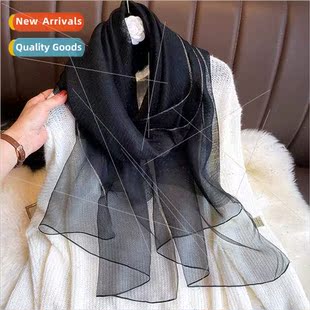 winter col female solid Korean warm autumn silk new scarf