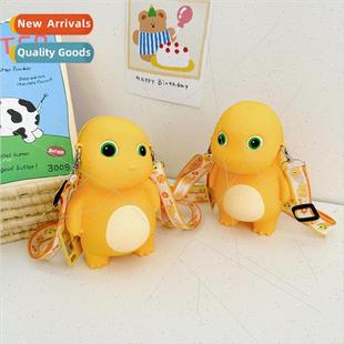 Cute little dinosaur bag 2023 new cartoon silicone shoulder