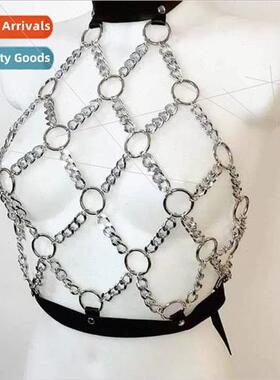 Europe Diablo waist seal punk PU leather top tide female rou