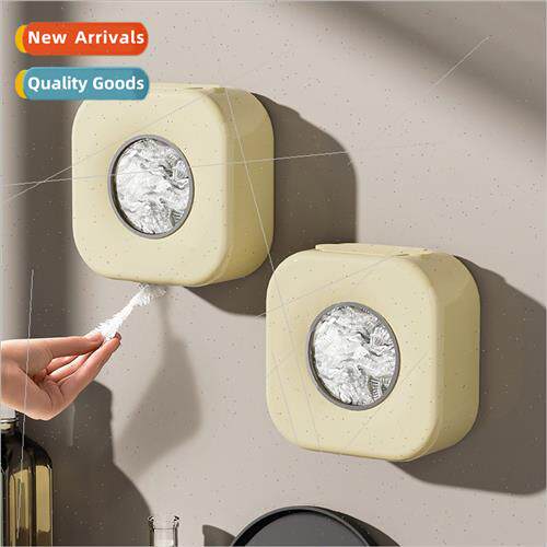 Kchen Fresh Bag Organizer Household No-Punch Wall Mounted La