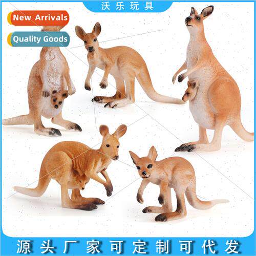 Wildlife Solid Ornament Cognive Kangaroo Model Mother Kangar