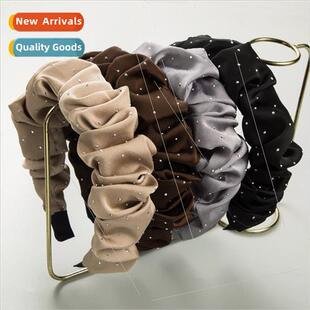 Korea pleated full star diamonds fabric hair bands female fa