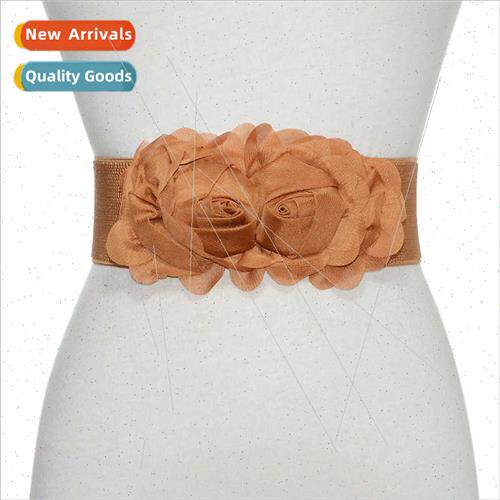Japan sweet cute lace chiffon large flowers waist seal ladie