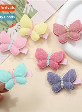 Cute hair clips Children fresh duckbill clip onion pink butt