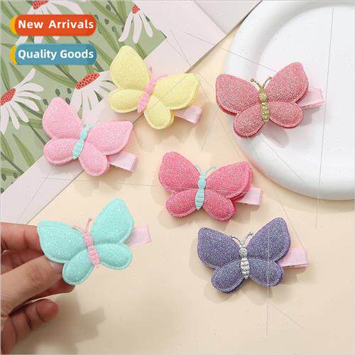 Cute hair clips Children fresh duckbill clip onion pink butt