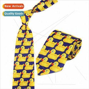 American Drama Duck Tie Men Formal Wear Fun Tie Barney Duck