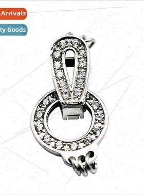 Pearl necklace ending folding clasp diy making necklace pend