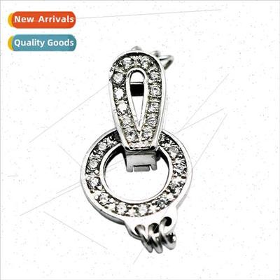 Pearl necklace ending folding clasp diy making necklace pend