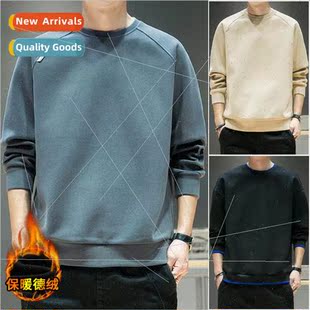sleeved men new casual fall sweater 2023 long velvet