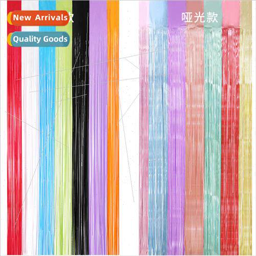2023 Matte Rain Curtain Birthday Party Decoration Scene Arra