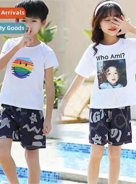 New parent-child five children anti-mosquo pants thin spring