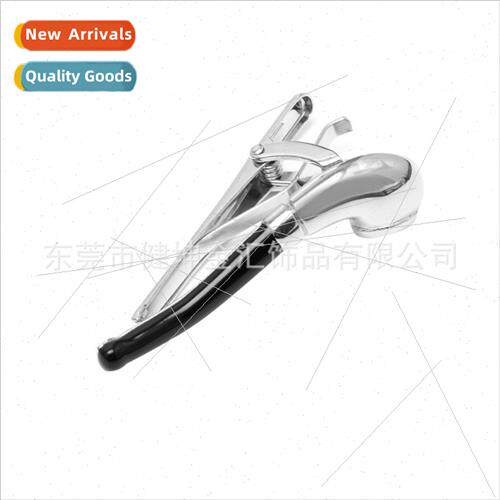 Personalized Black Enamel Pipe Tie Clip Fun Men Metal Tie Cl