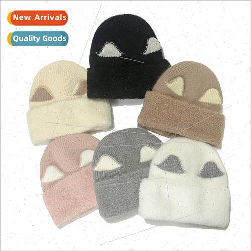 Winter cap female set head cap cute autumn winter new cat ea