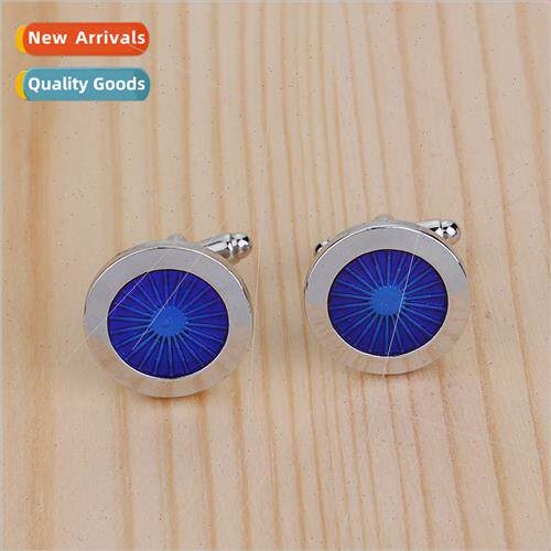 Round Men Earth Cufflinks Map French Shirt Cufflinks Men Bus