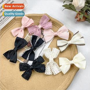 ins hair side versatile cute girl sweet clips bow Korean