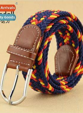 Hundreds elastic waistband men women pin buckle belt youth s