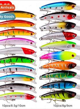 20 Color Minnow Set Road Runner Mixed Colors 2 zes 2 Weights