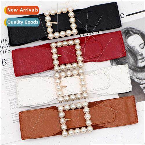 Fashion pearl versatile jumper belt women waist coat skirt d