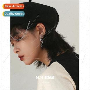 sweet earrings cool girls flutter Ribbon dreamy bow