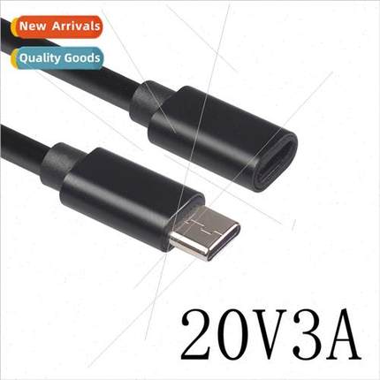 20V3A all-copper TYPE-C male-to-female charging extension ca